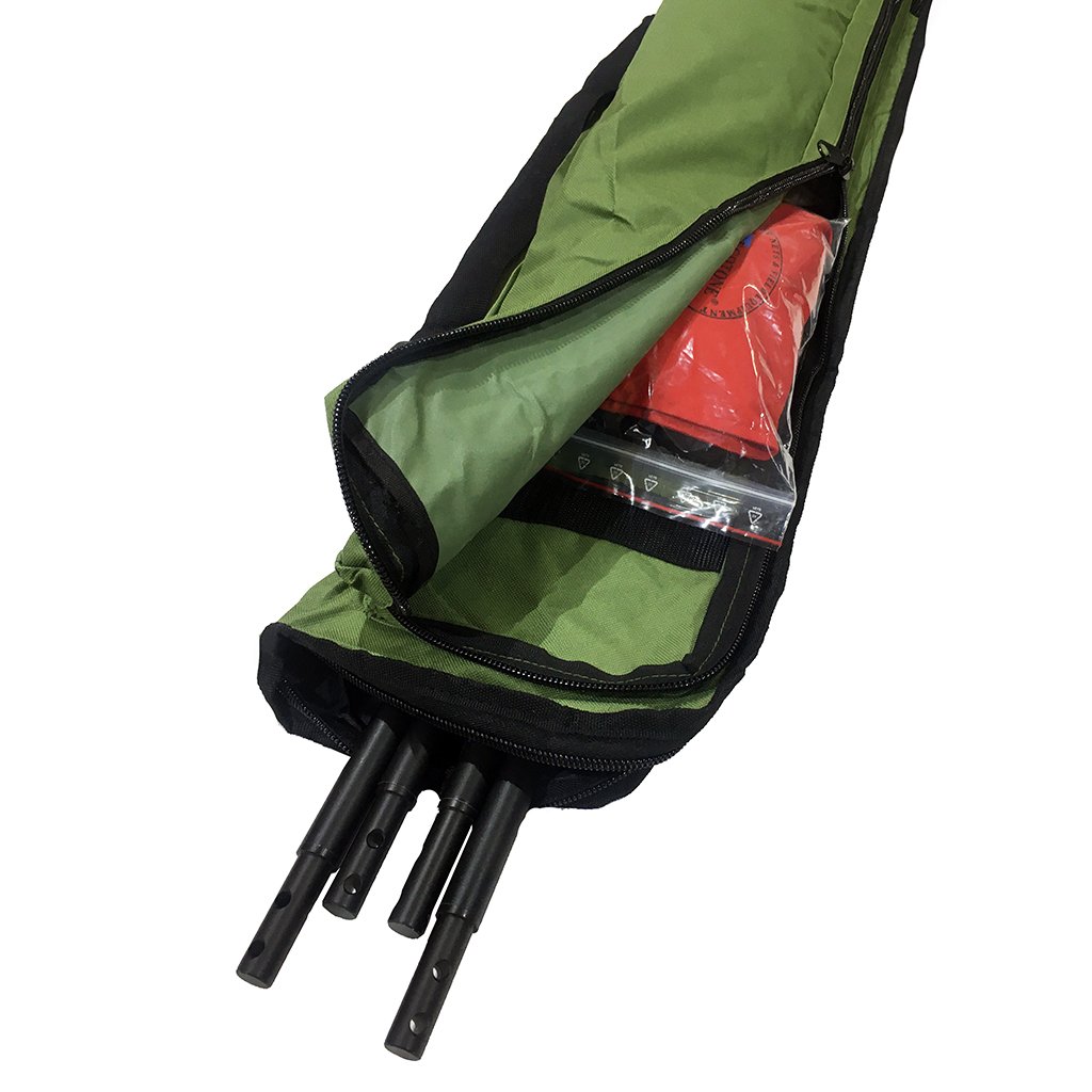 funda o bolsa de transporte para mstiles, caas o palos telescpicos y redes de anillamiento