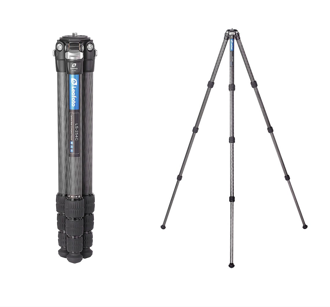 leofoto trpode ranger ls-254c de fibra de carbono