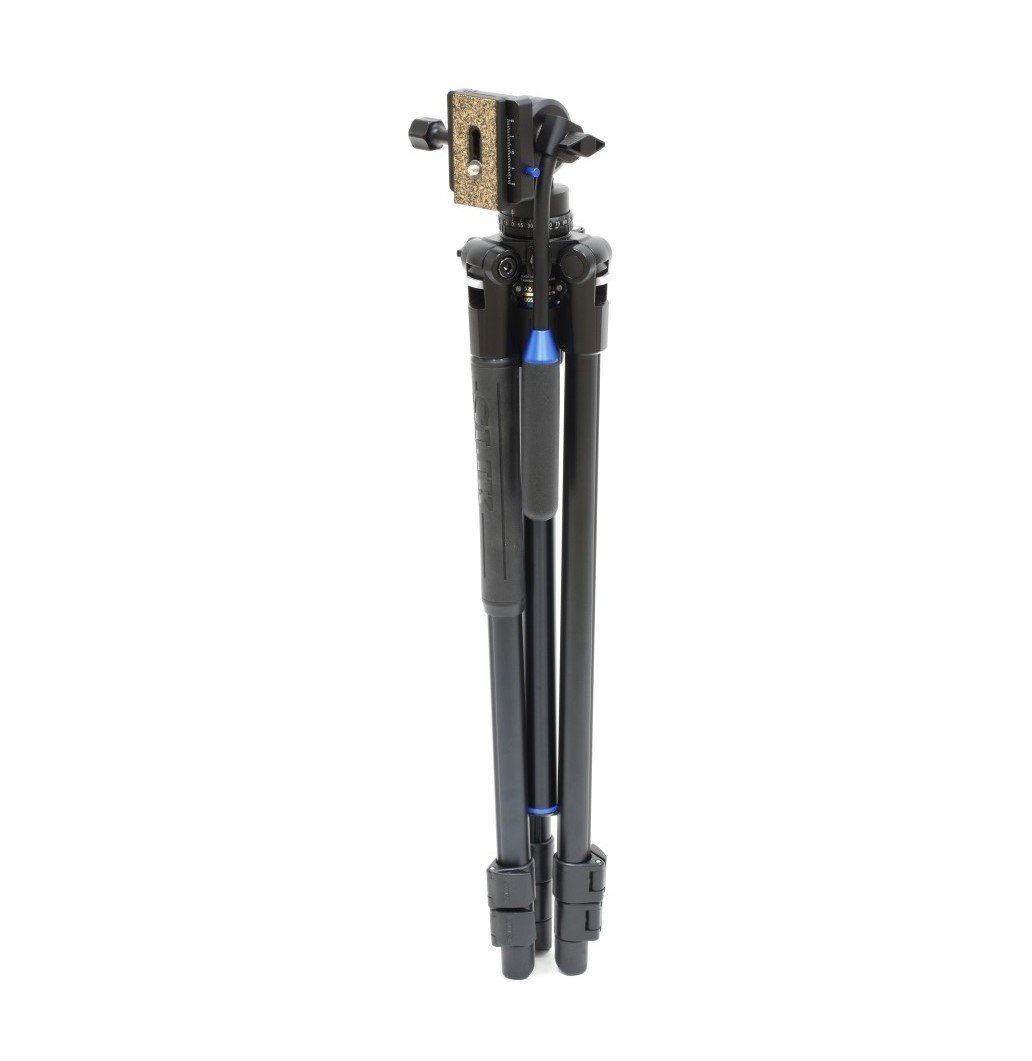 trpode slik pro al 323 de aluminio con rtula de vdeo de dos ejes svh-501