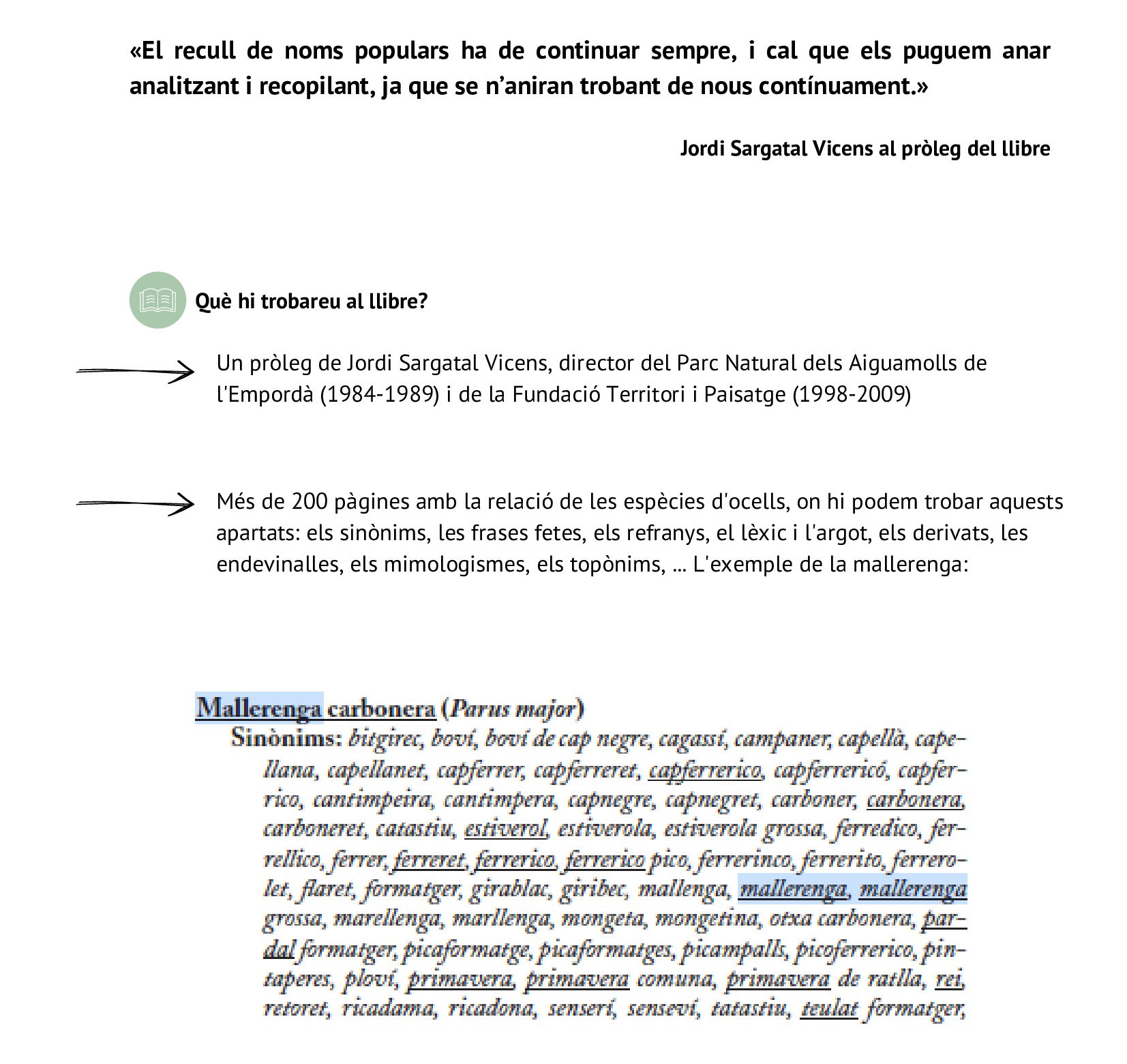 els noms dels ocells en el llenguatge popular catal
