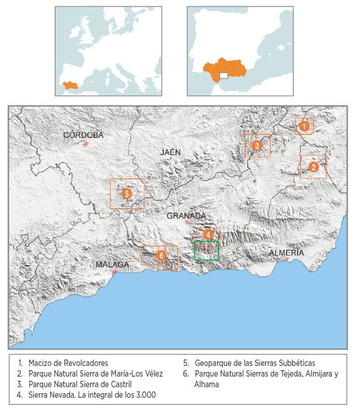 mapa piolet 1:25.000. la alpujarra. valles de lanjarn, poqueira, trevlez y taha de pitres