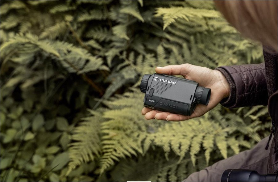 visor trmico monocular 1.5x pulsar axion compact xq19 con registro de imgenes y conexin wi-fi