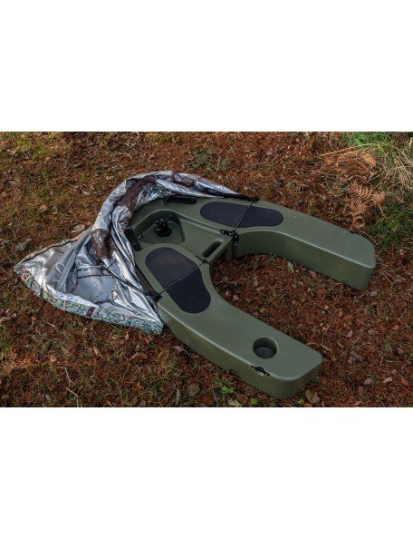 escondite fotogrfico flotante con carpa tragopan floating hide