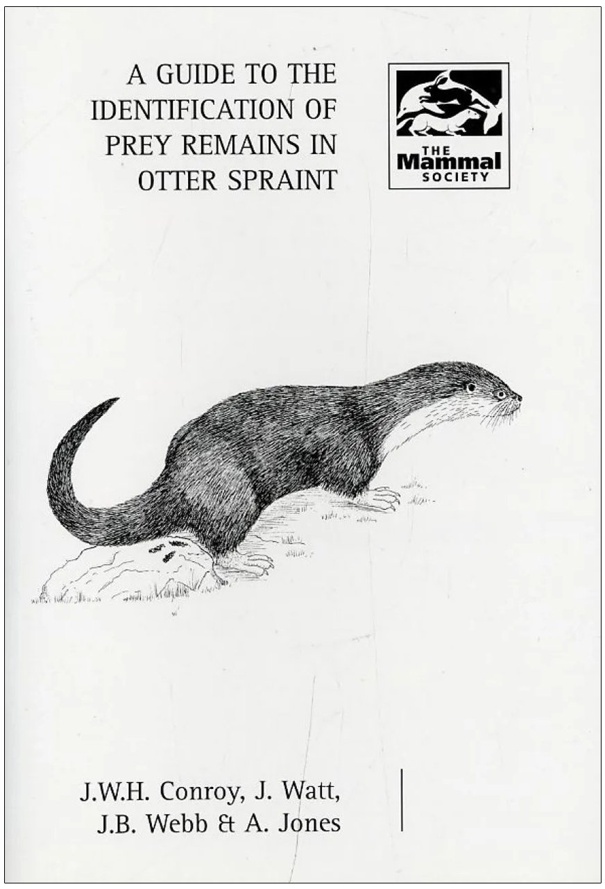 a guide to the identification of prey remains in otter spraint