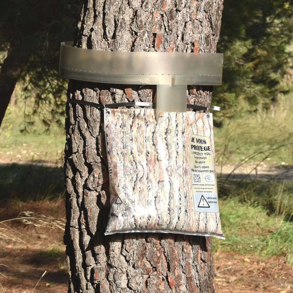 ecopiege 80cm collar para el control de la oruga de la procesionaria