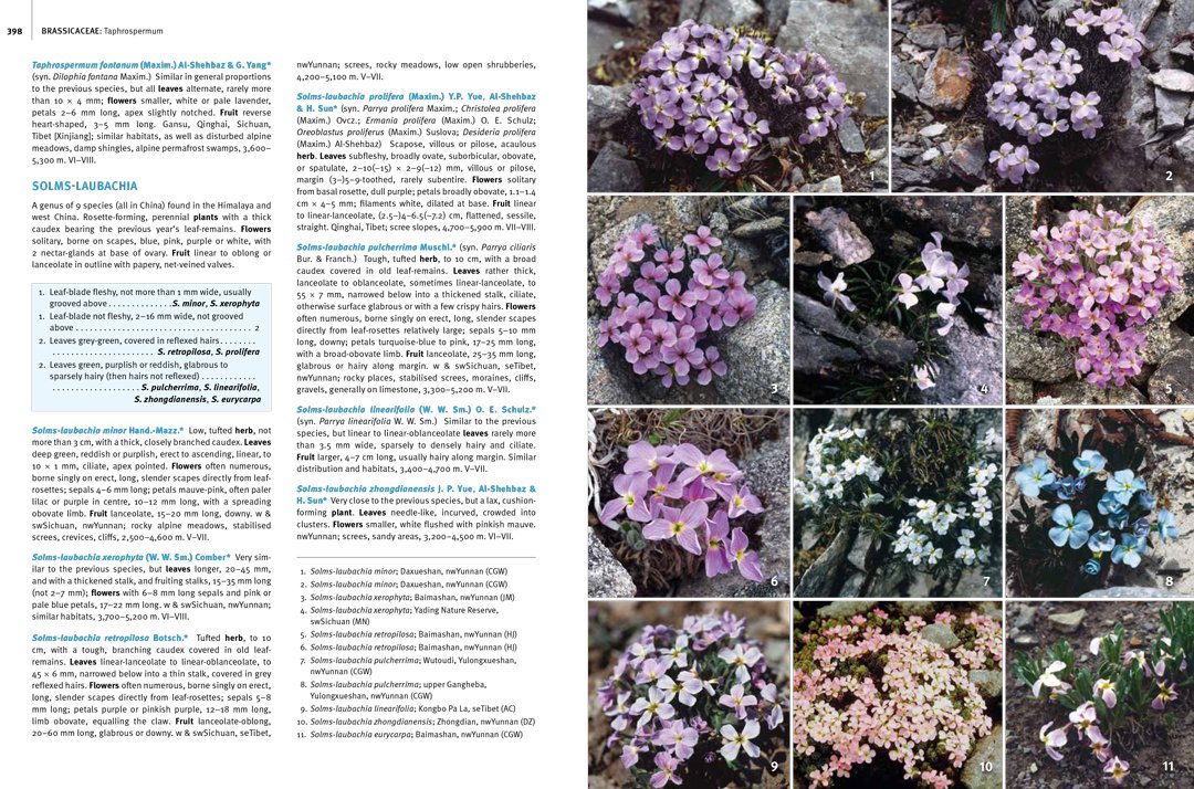 guide to the flowers of western china