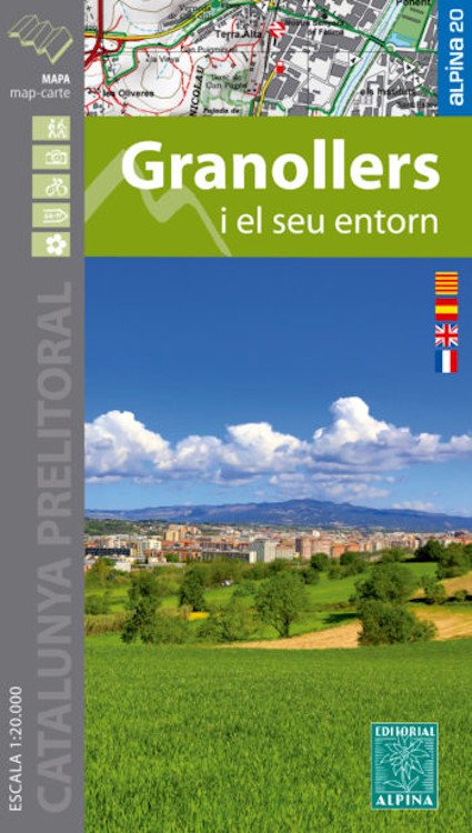 mapa alpina 1:20.000. granollers i el seu entorn (mapa i guia)
