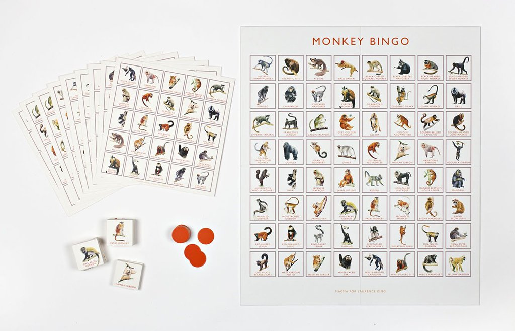 monkey bingo and other primates - bingo de primats - bingo de primates