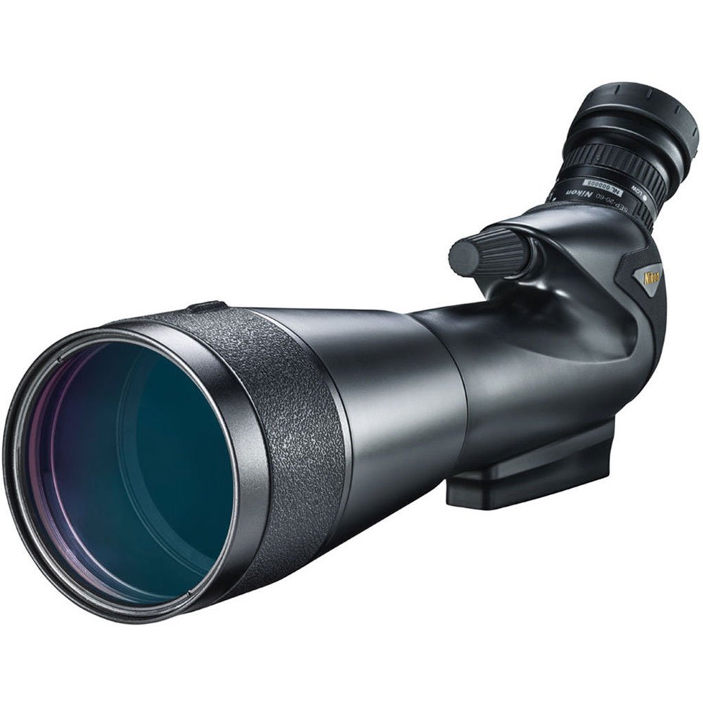 nikon kit compuesto por telescopio prostaff 5 82 mm acodado + ocular 20-60x ds + funda de campo