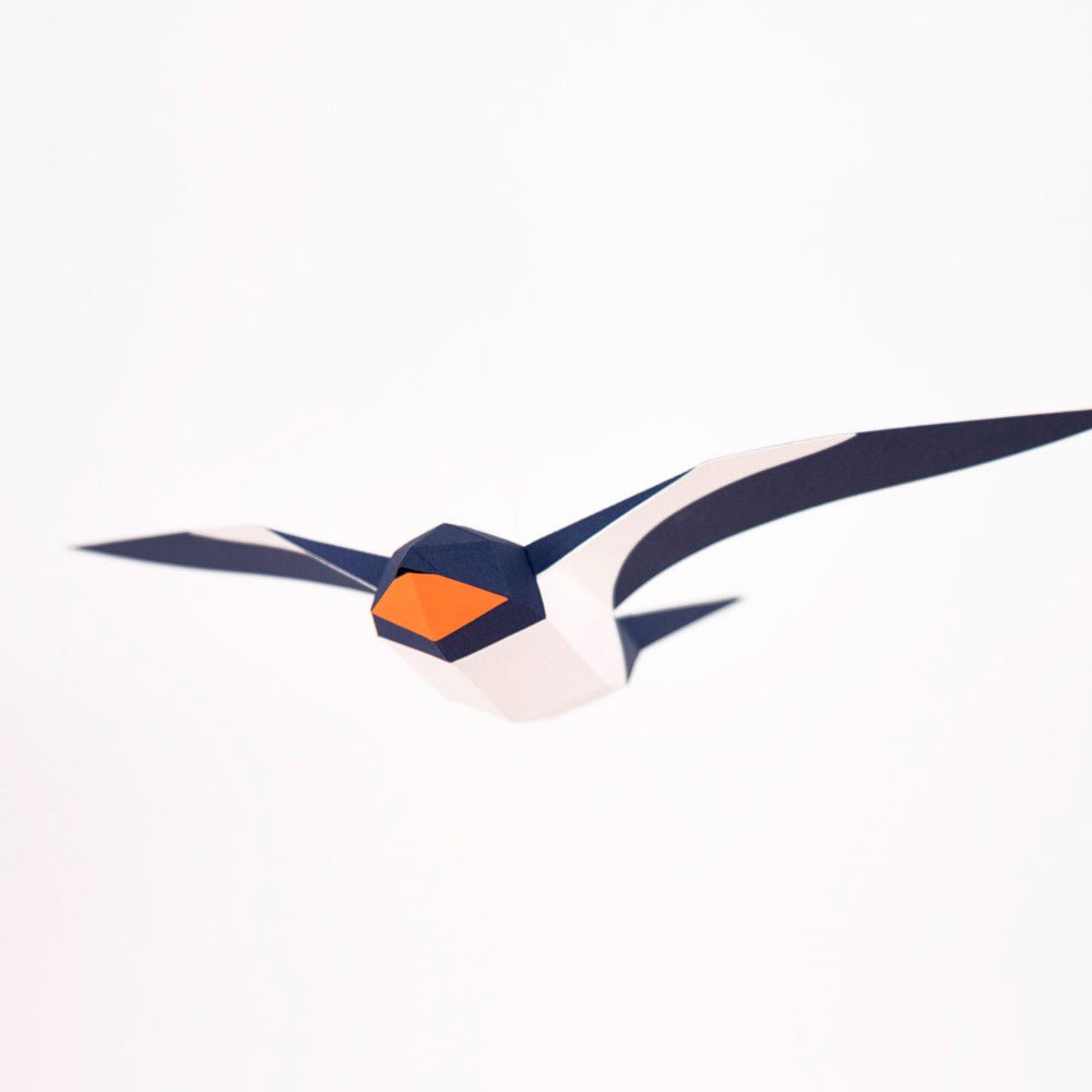 plegopaper- figura recortable de golondrina (oreneta com)