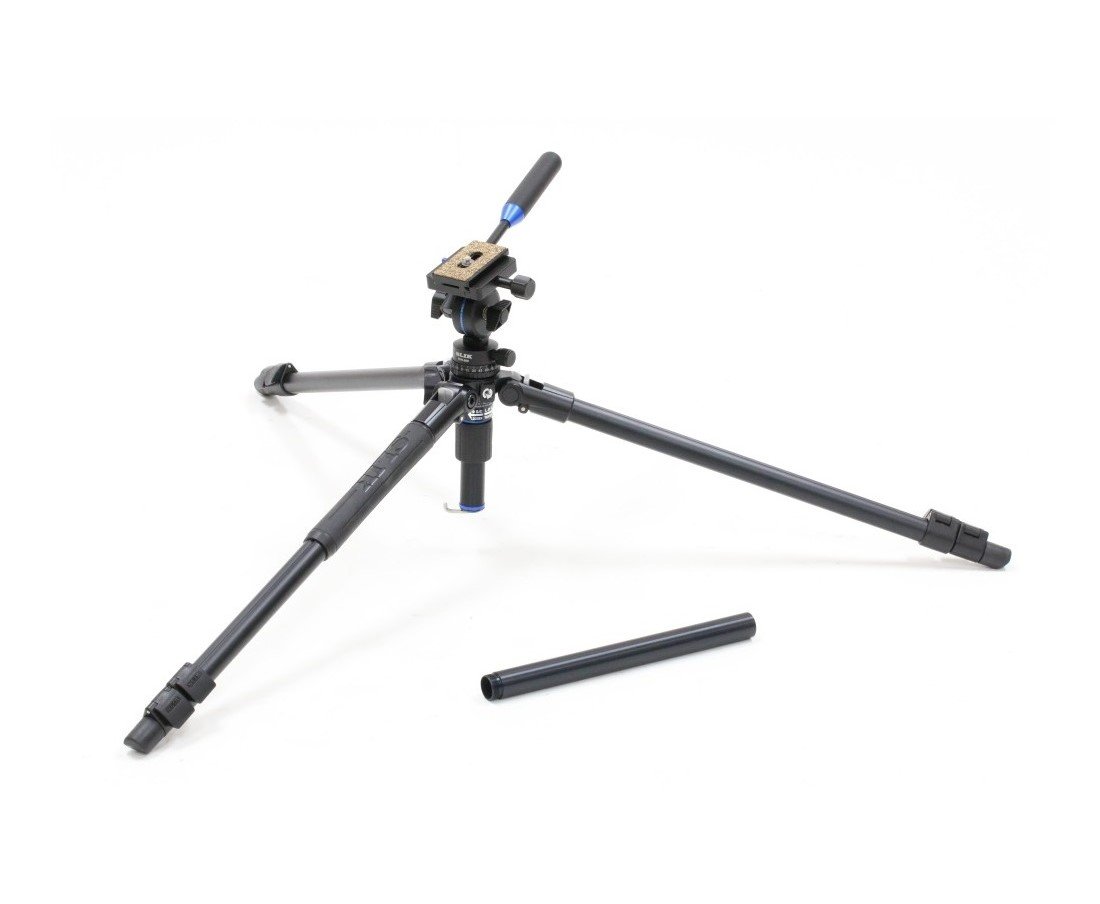 trpode slik pro al 323 de aluminio con rtula de vdeo de dos ejes svh-501