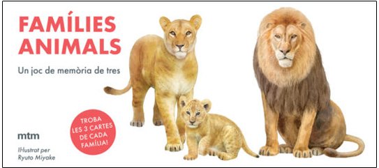 famlies animals. un joc de memria de tres