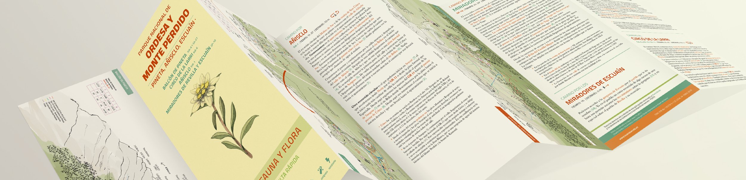 parque nacional de ordesa y monte perdido. pineta, aisclo y escuan. caminos, fauna y flora. guas de consulta rpida