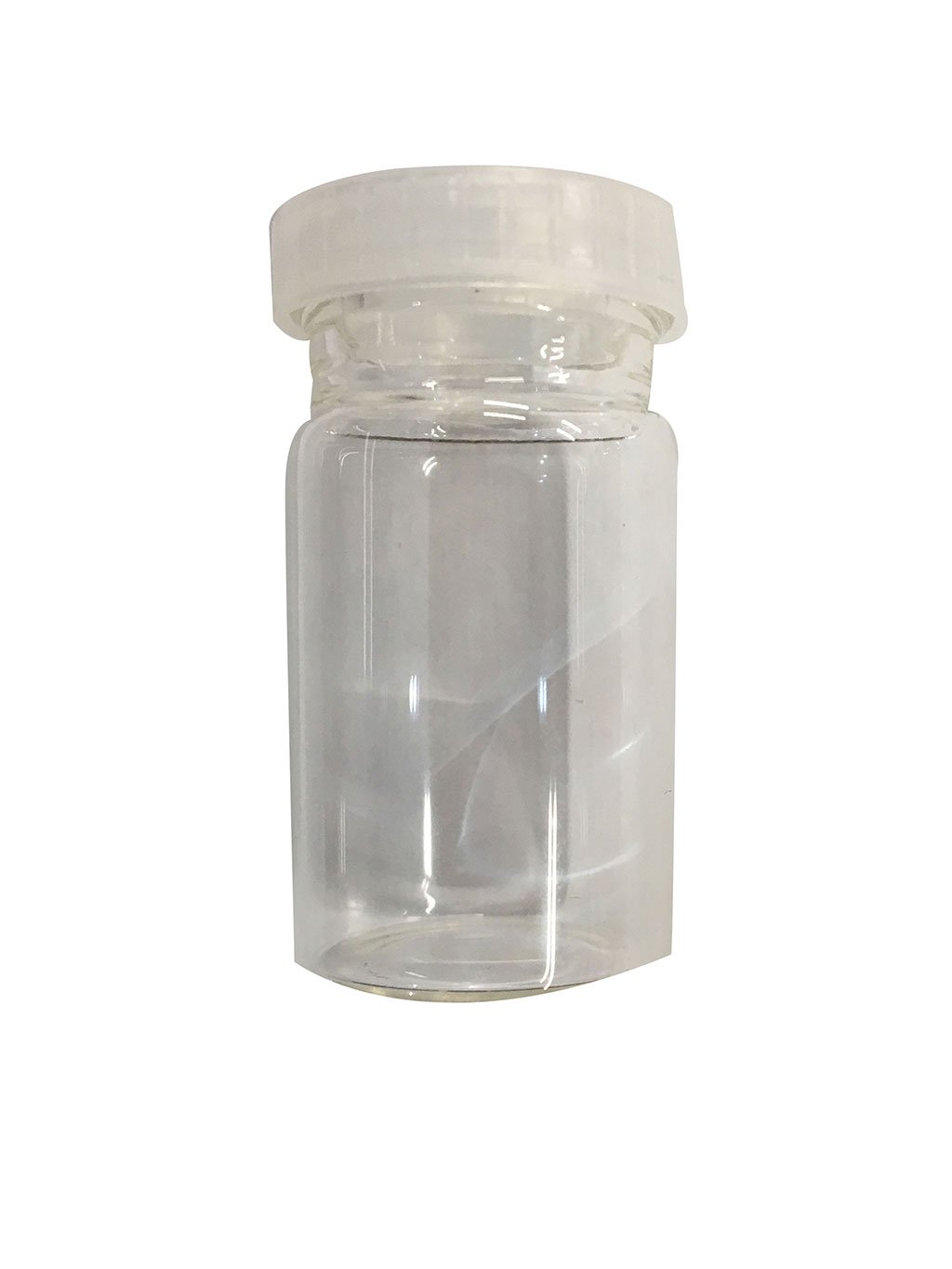 frasquito de cristal con tapn hermtico mediano