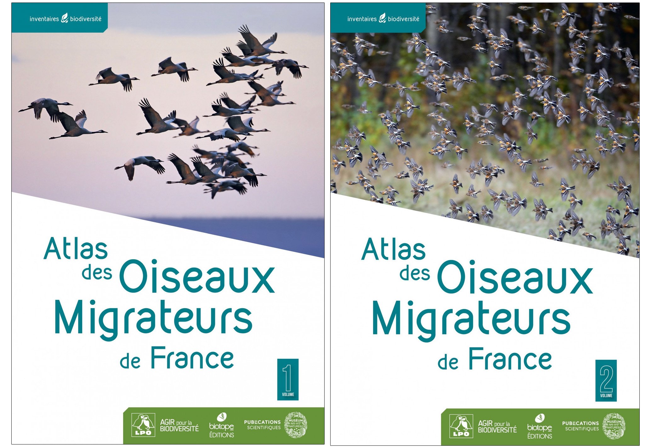 atlas des oiseaux migrateurs de france 2 volumes