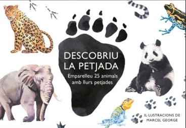 descobriu la petjada. emparelleu 25 animals amb llurs petjades
