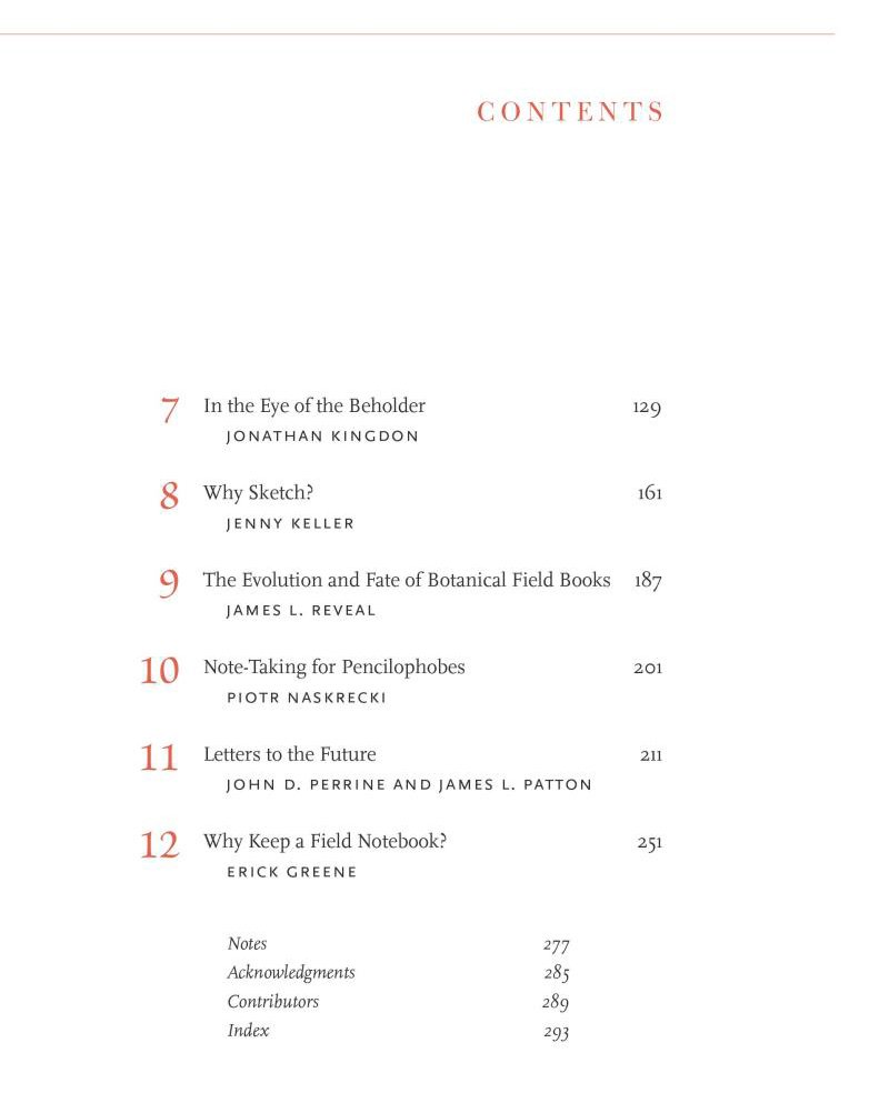 field notes on science and nature