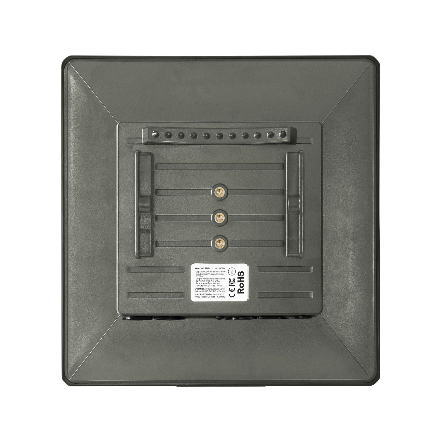 spypoint panel solar con batera para cmaras de trampeo fotogrfico