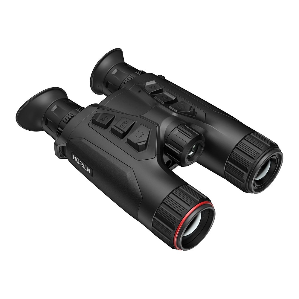 hikmicro habrok hq35ln visor trmico y nocturno binocular con sensor de alta resolucin, iluminacin infrarroja 940 nm, gps, wi-fi, telmetro lser y registro de imgenes