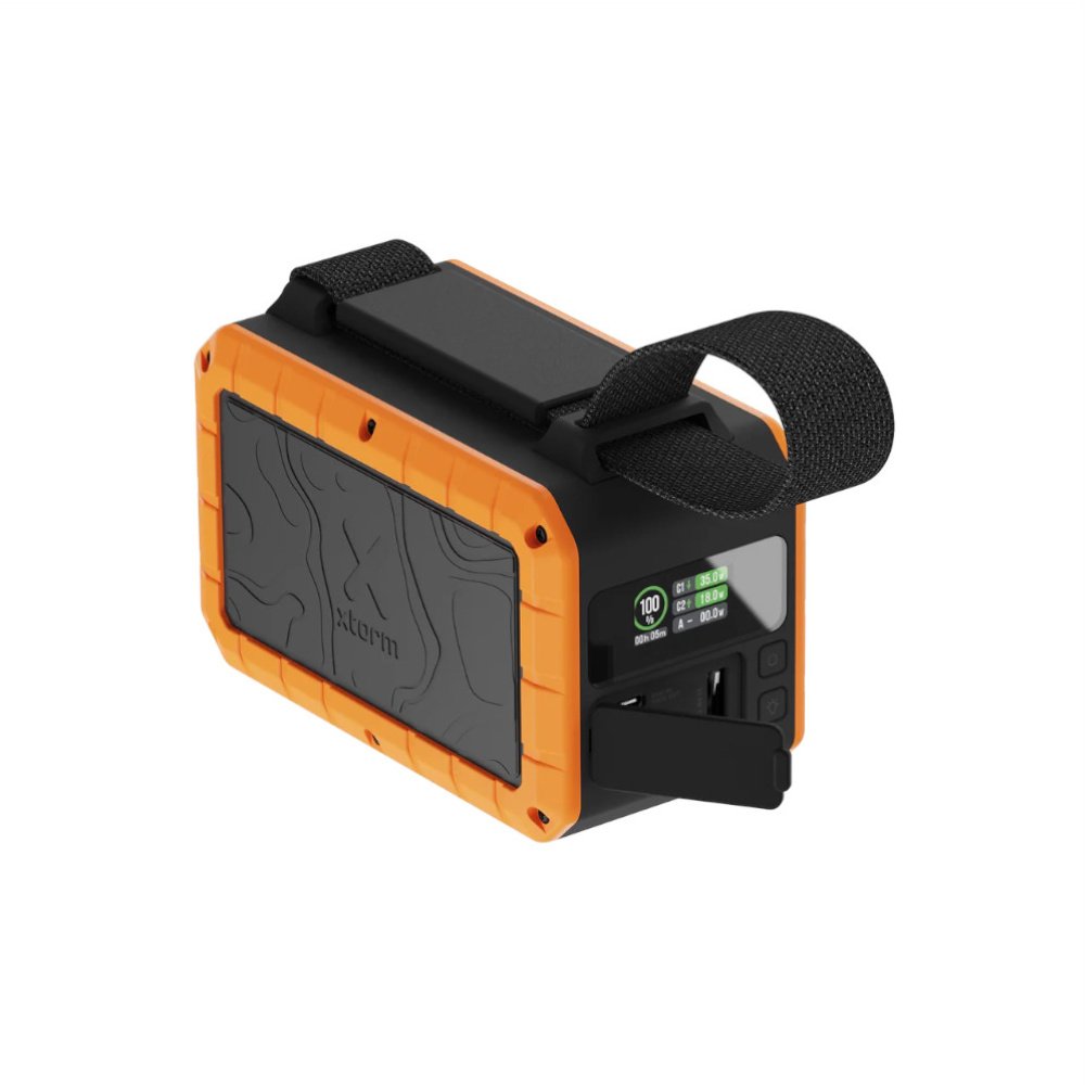 linterna y batera porttil xtorm rugged flashlight powerbank xr204 40.000 mah / 100 w
