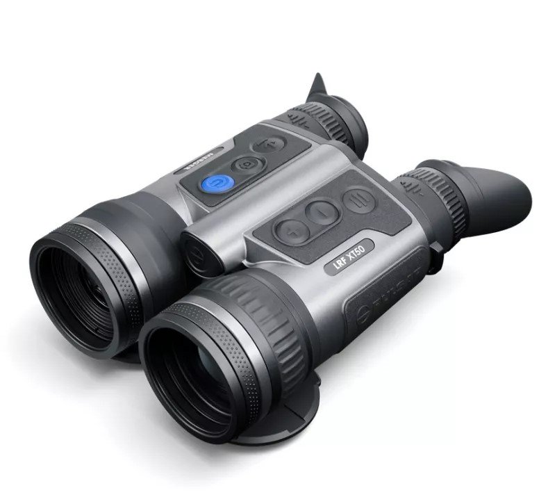 visor trmico binocular 2x pulsar merger lrf xt50 con telmetro, wi-fi y registro de imgenes