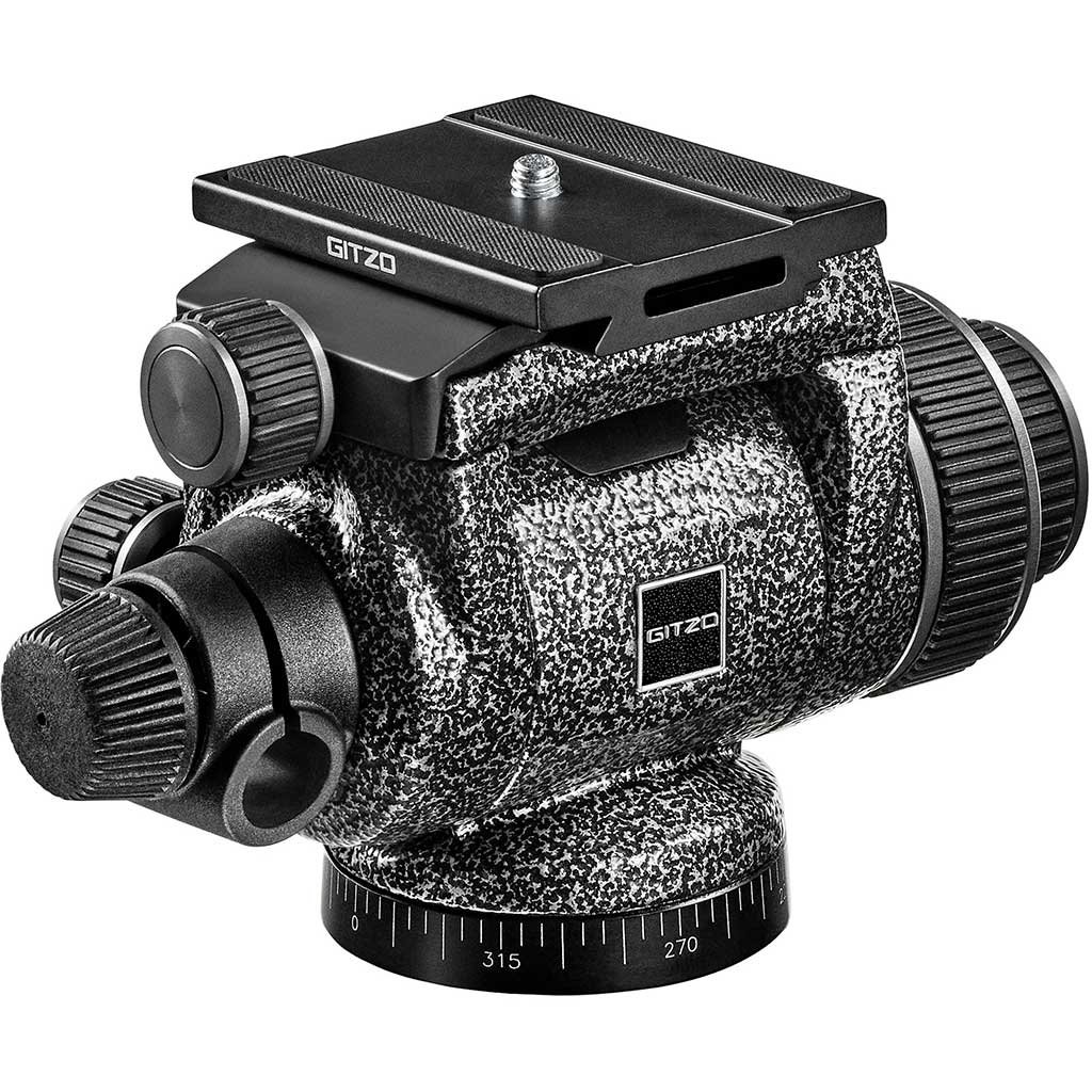 ghf2w gitzo rtula de video 2 way fluida con mandos de bloqueo coaxiales