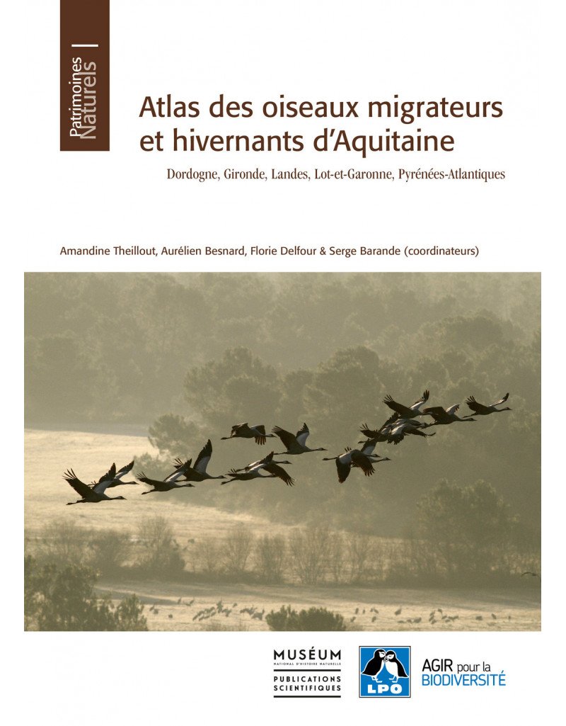 atlas des oiseaux migrateurs et hivernants d'aquitaine