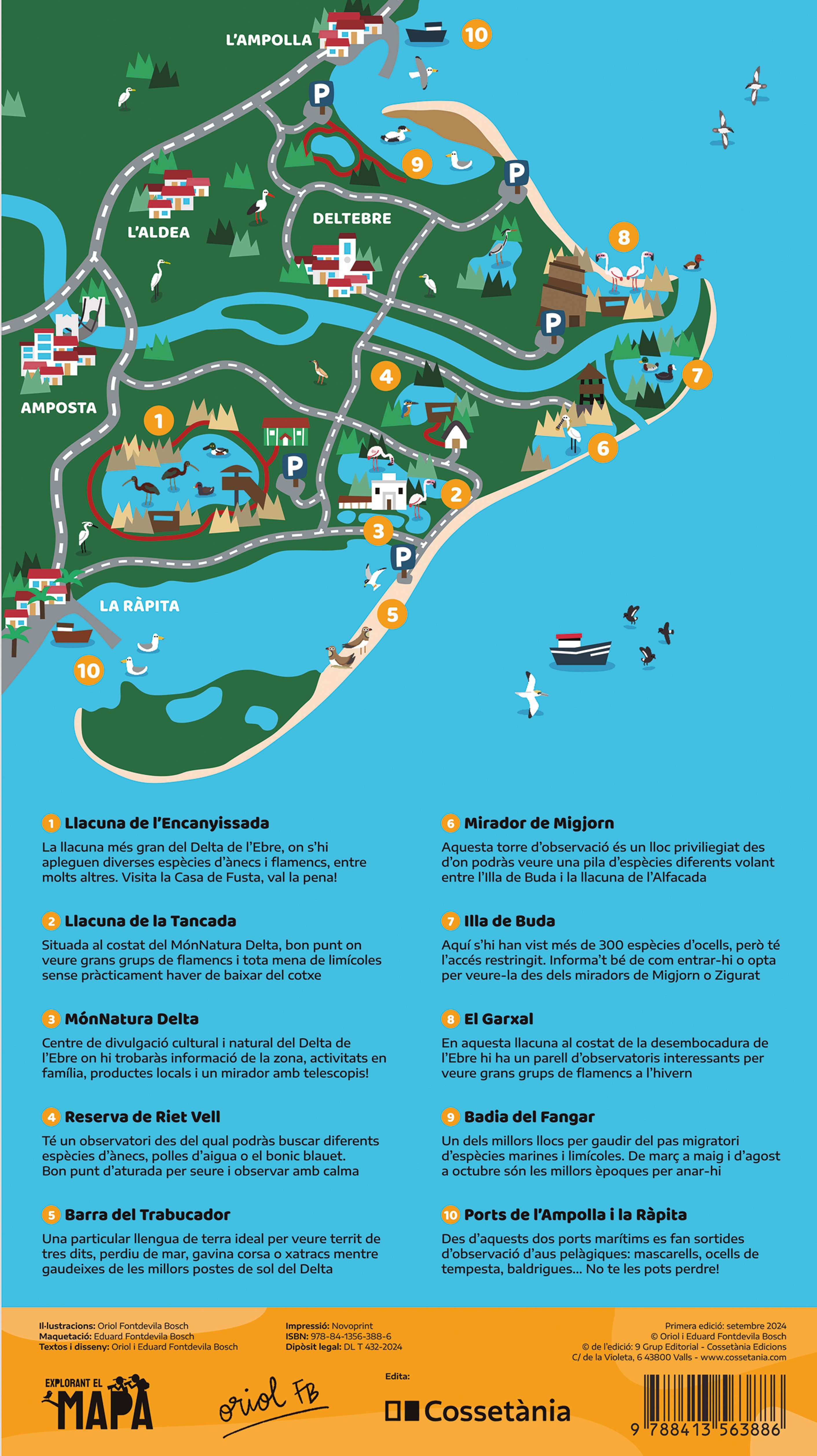 explorant el mapa. delta de l'ebre
