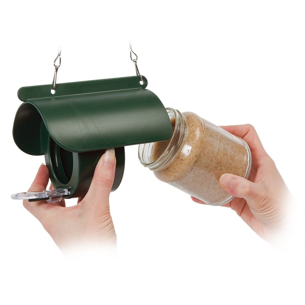 fbf-1 luxe comedero flutter butter para botes y tarros de manteca de cacahuete