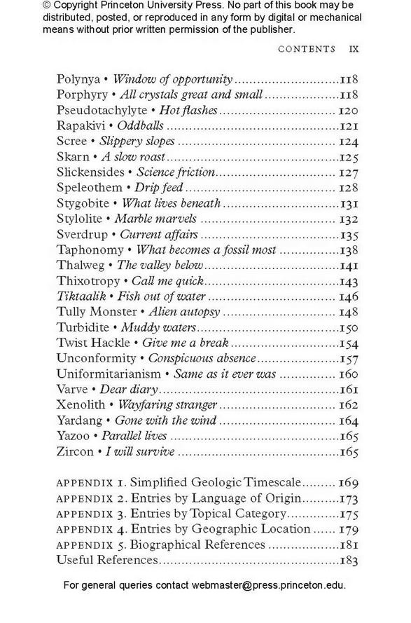geopedia. a brief compendium of geologic curiosities
