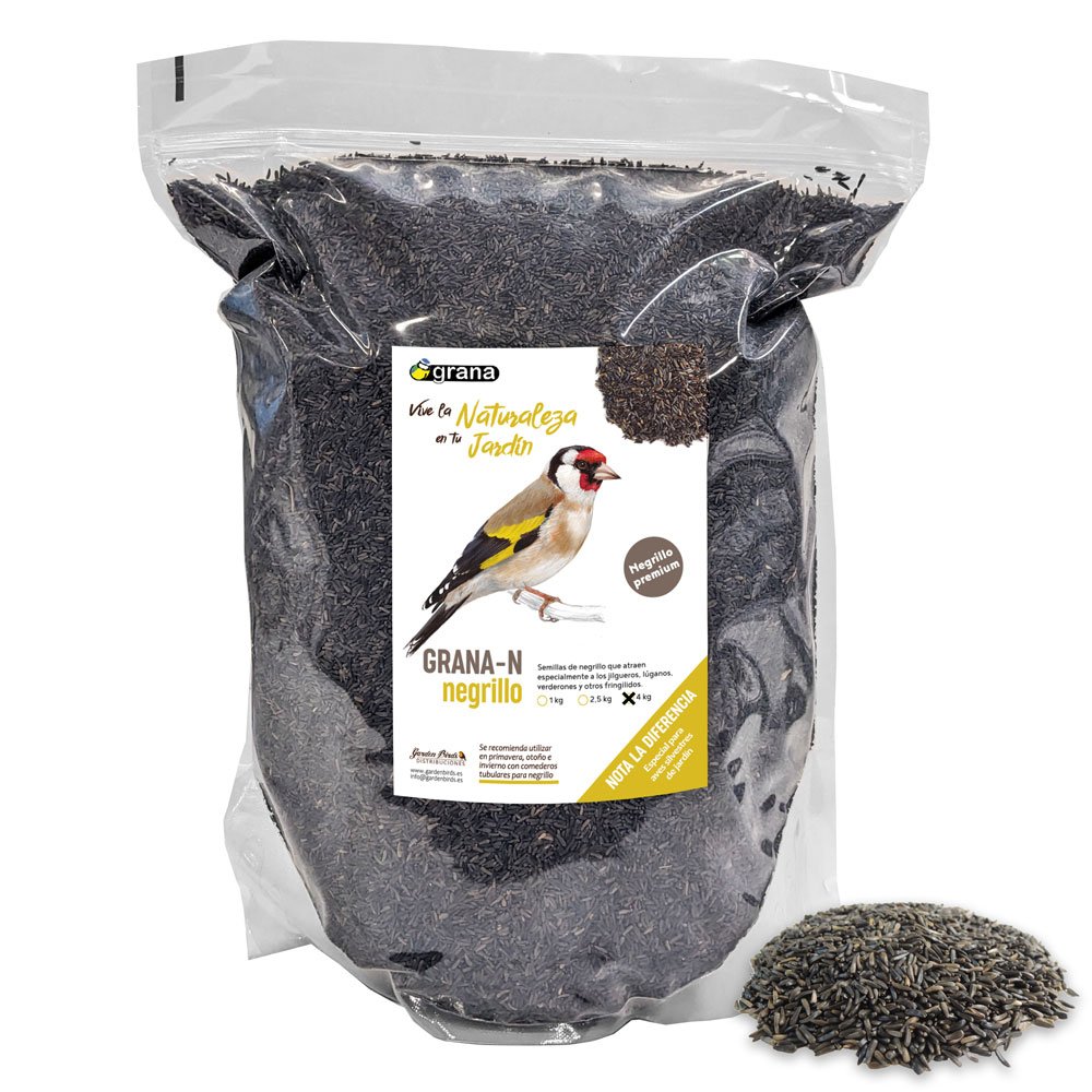 grana-n-g bolsa de negrillo. alimento para aves silvestres 4 kg