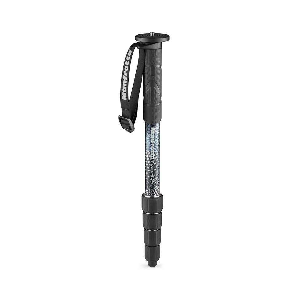manfrotto monopie element mii de 5 secciones de aluminio y color negro