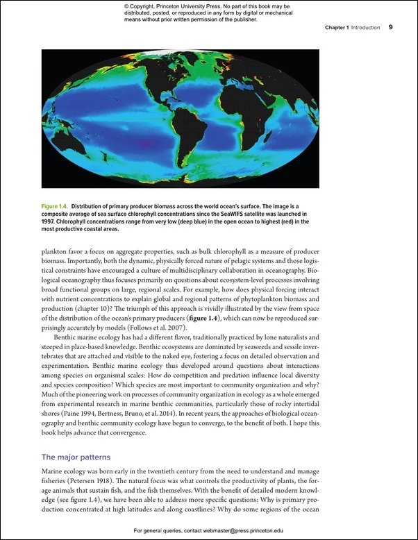 ocean ecology. marine life in the age of humans