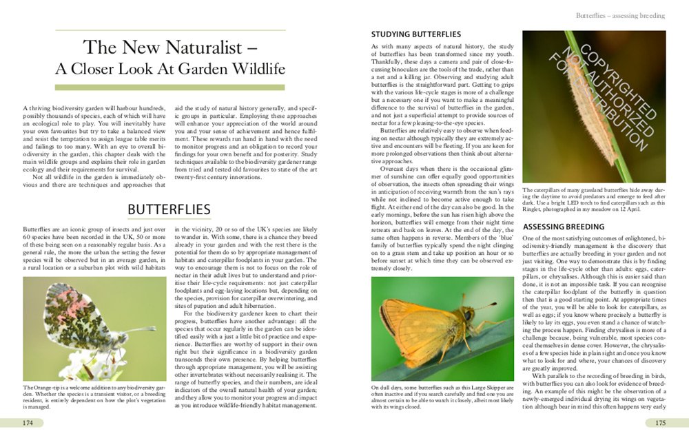 the biodiversity gardener. establishing a legacy for the natural world