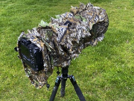 tragopan cobertor 3d de camuflaje para teleobjetivos grandes