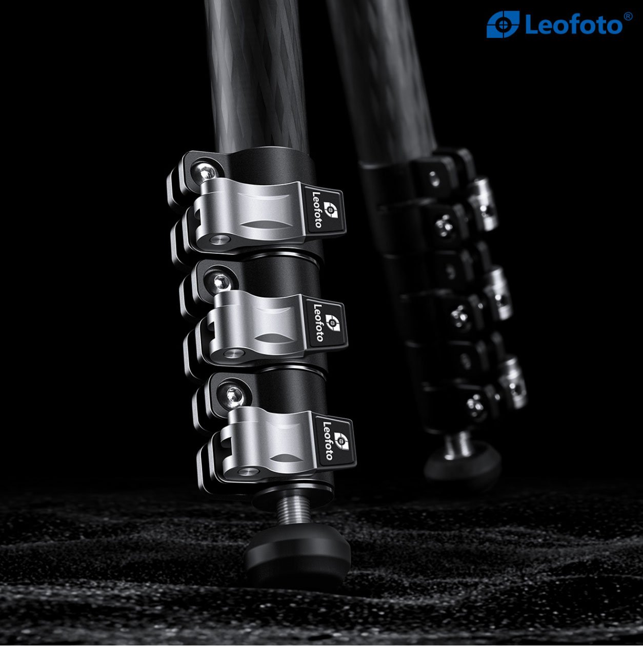 leofoto kit trpode de fibra de carbono manba lv-284c y rtula fluida bv-5