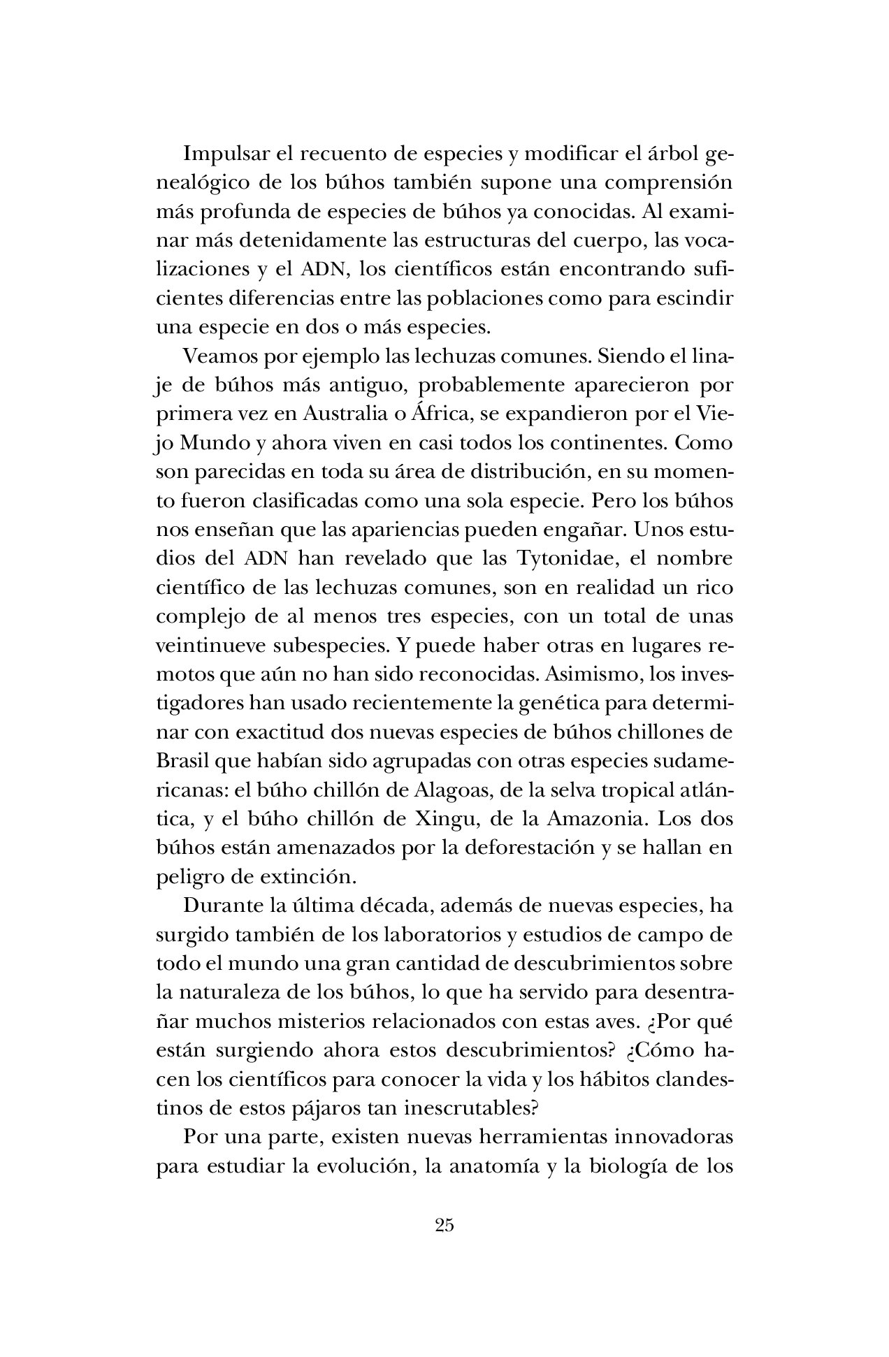 la sabidura de los bhos. una historia natural de las aves ms enigmticas del mundo