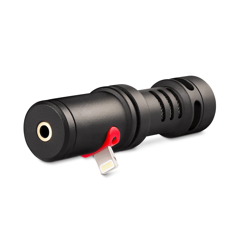 micrfono direccional de alta calidad para dispositivos ios rode videomic me-l lightning