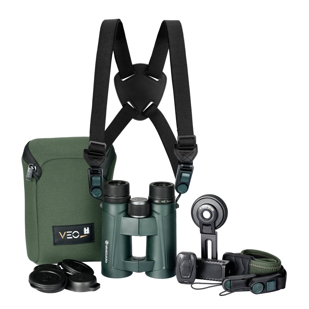 kit vanguard de prismtico veo hd 8x42 y accesorios