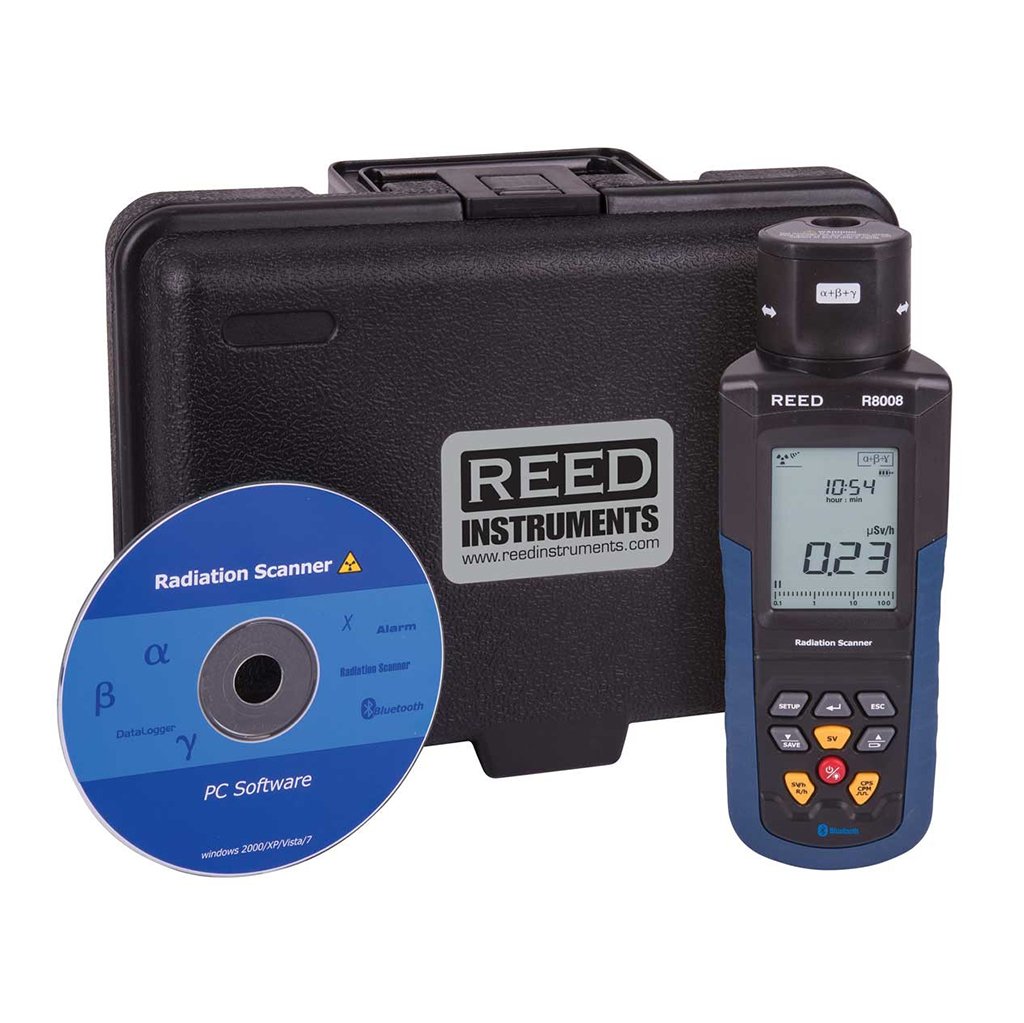 medidor de radiacin portable reed r8008