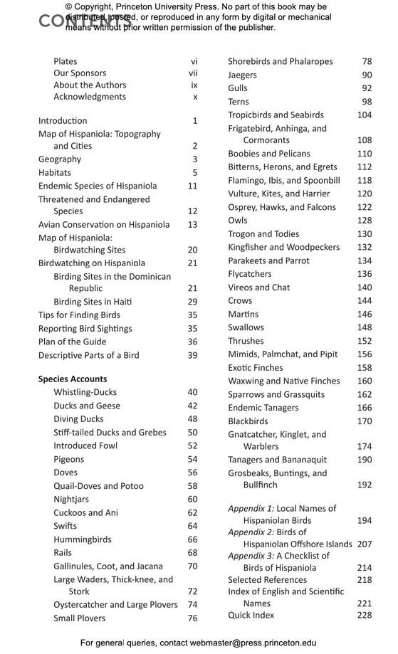 field guide to the birds of the dominican republic and haiti
