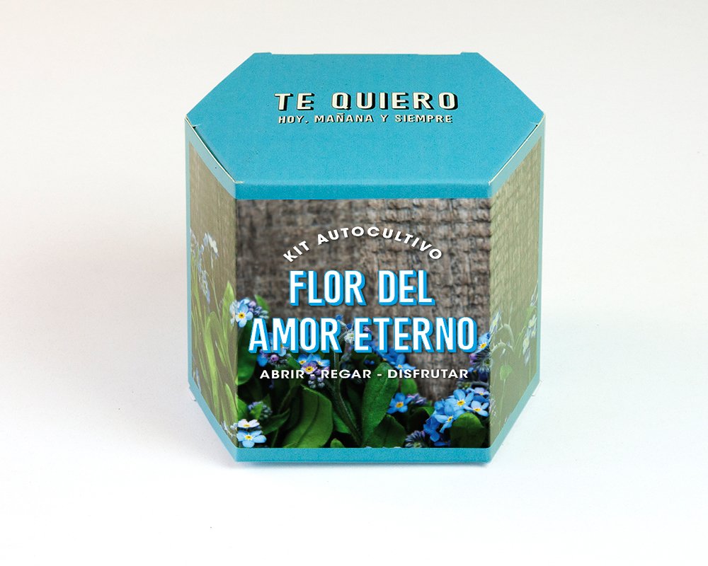 kit autocultivo de flor del amor eterno