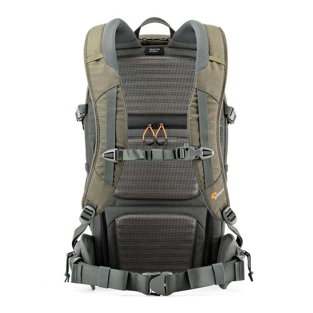 lowepro mochila flipside trek bp 450 aw color verde y gris