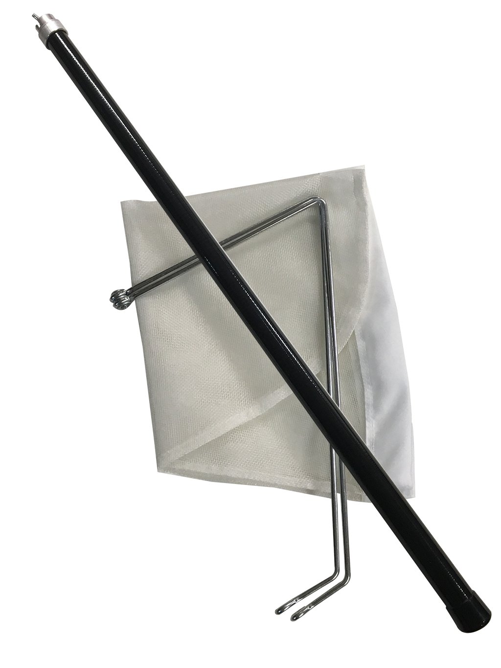 salabardo para recogida de invertebrados y pequeos vertebrados acuticos triangular con mango de 75 cm