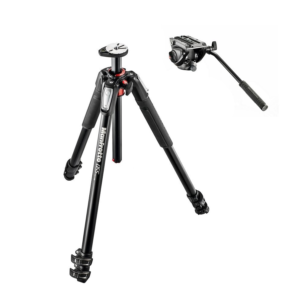 manfrotto kit oryx compuesto por trpode mt055xpro3 con rtula mvh500ah