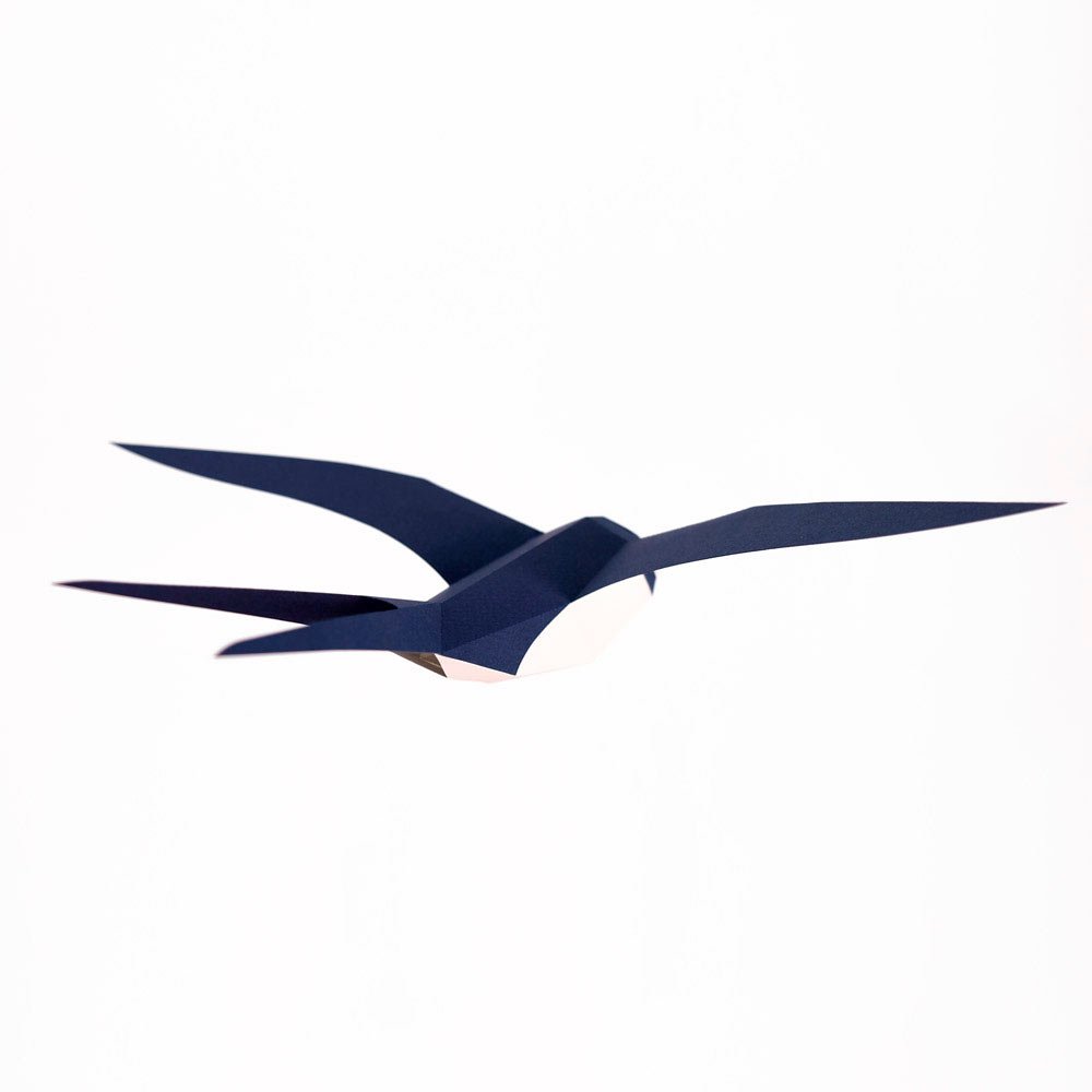 plegopaper- figura recortable de golondrina (oreneta com)