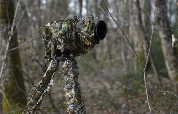 tragopan cobertor 3d de camuflaje para teleobjetivos pequeos y medianos