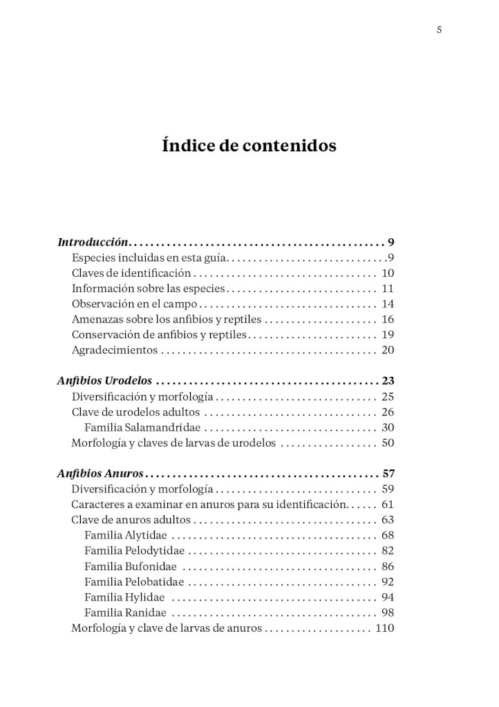 gua de los anfibios y reptiles de espaa - tapa dura