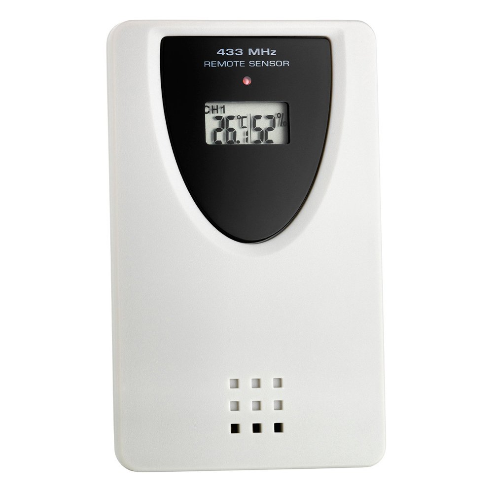 termohigrmetro digital para interior con sensor remoto exterior