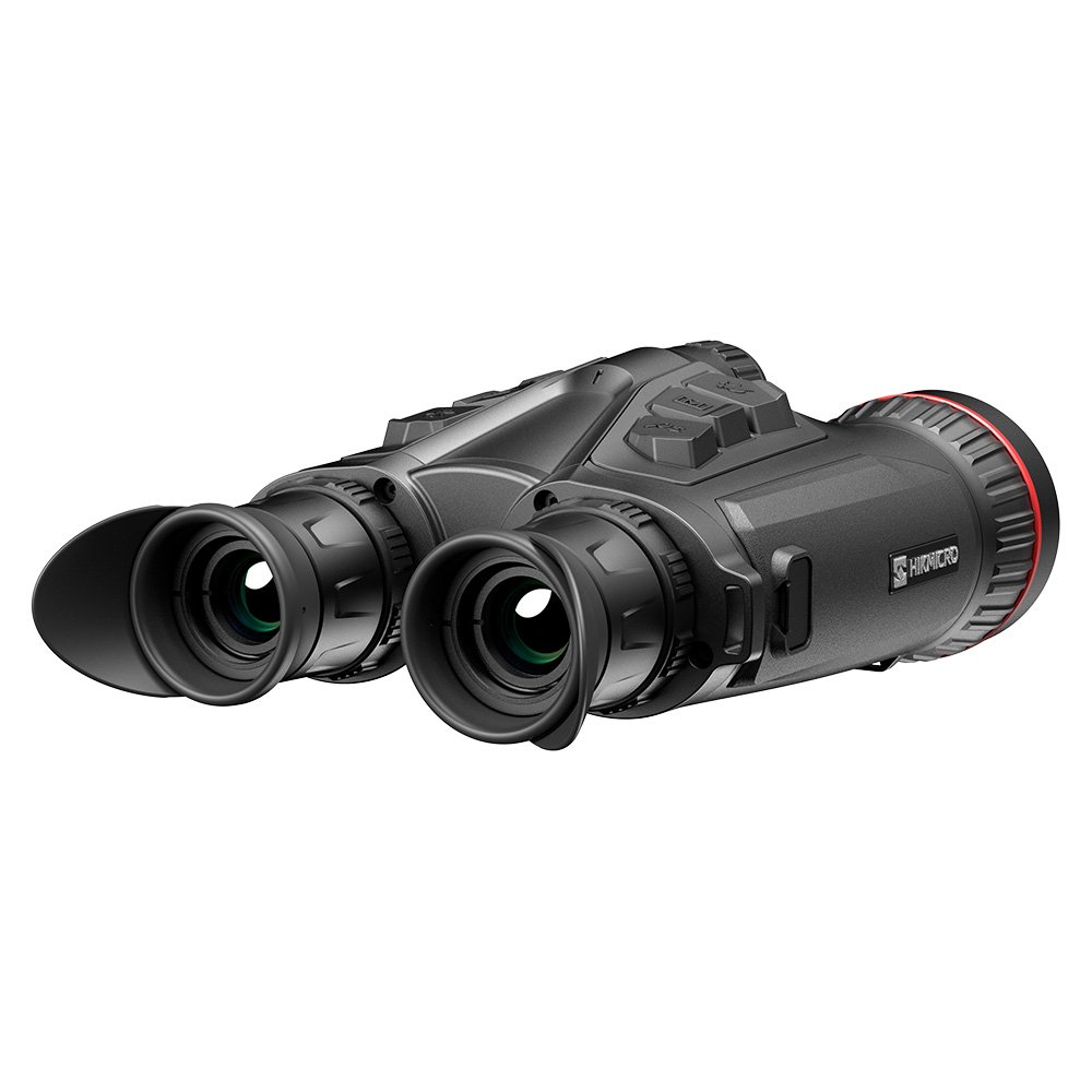 hikmicro habrok pro hx60ln visor trmico y nocturno binocular con sensor de alta resolucin, iluminacin infrarroja 940 nm, gps, wi-fi, telmetro lser y registro de imgenes